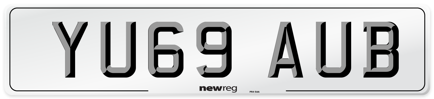 YU69 AUB Number Plate from New Reg